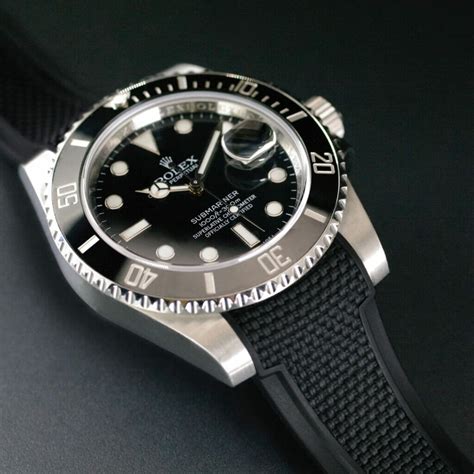 rolex submariner rubber straps